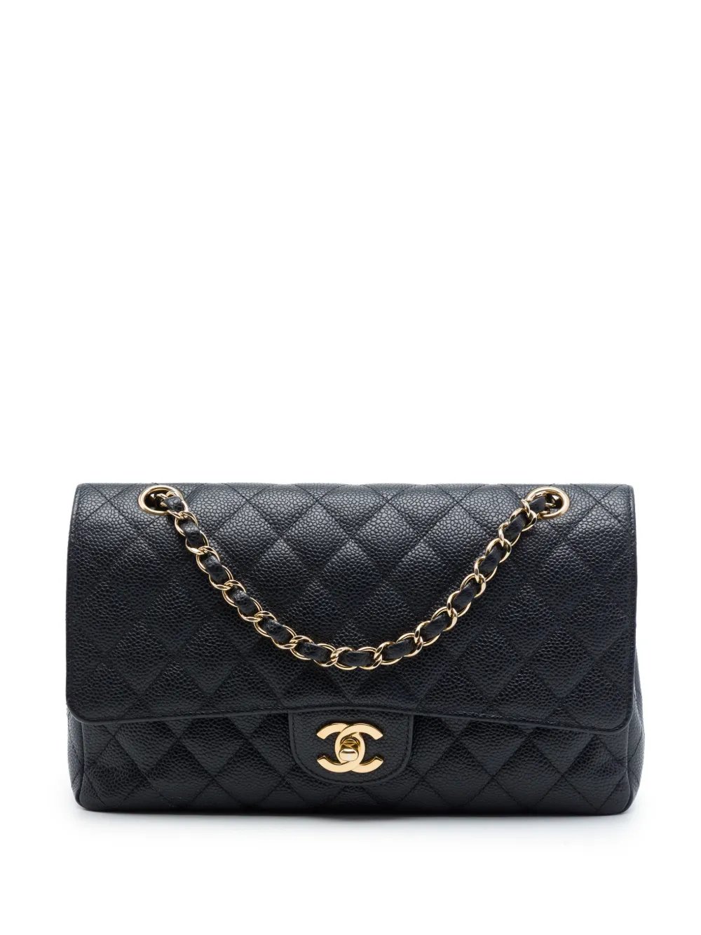 2009-2010 Medium Classic Caviar Double Flap shoulder bag