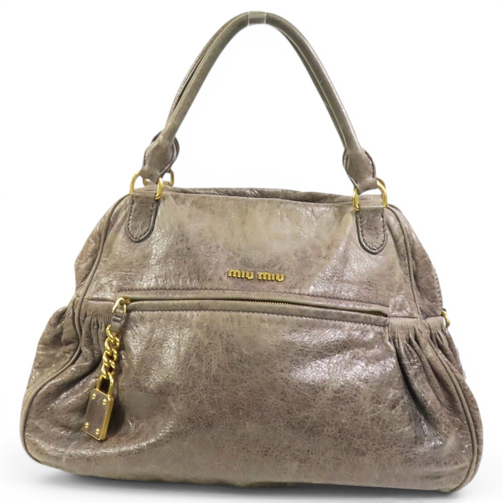 Leather handbag