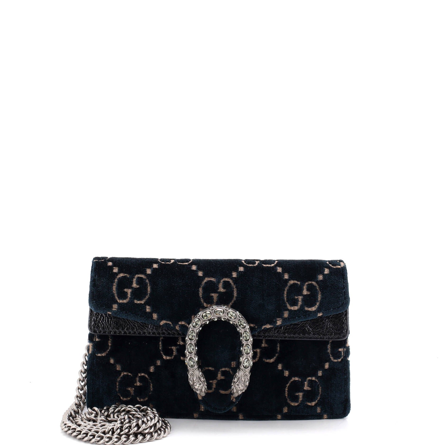 Dionysus Bag GG Velvet Super Mini