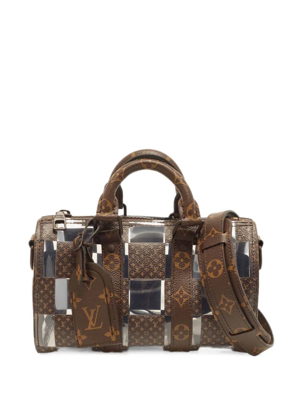 Louis Vuitton 25 Monogram Chess Keepall Bandoulière tote bag
