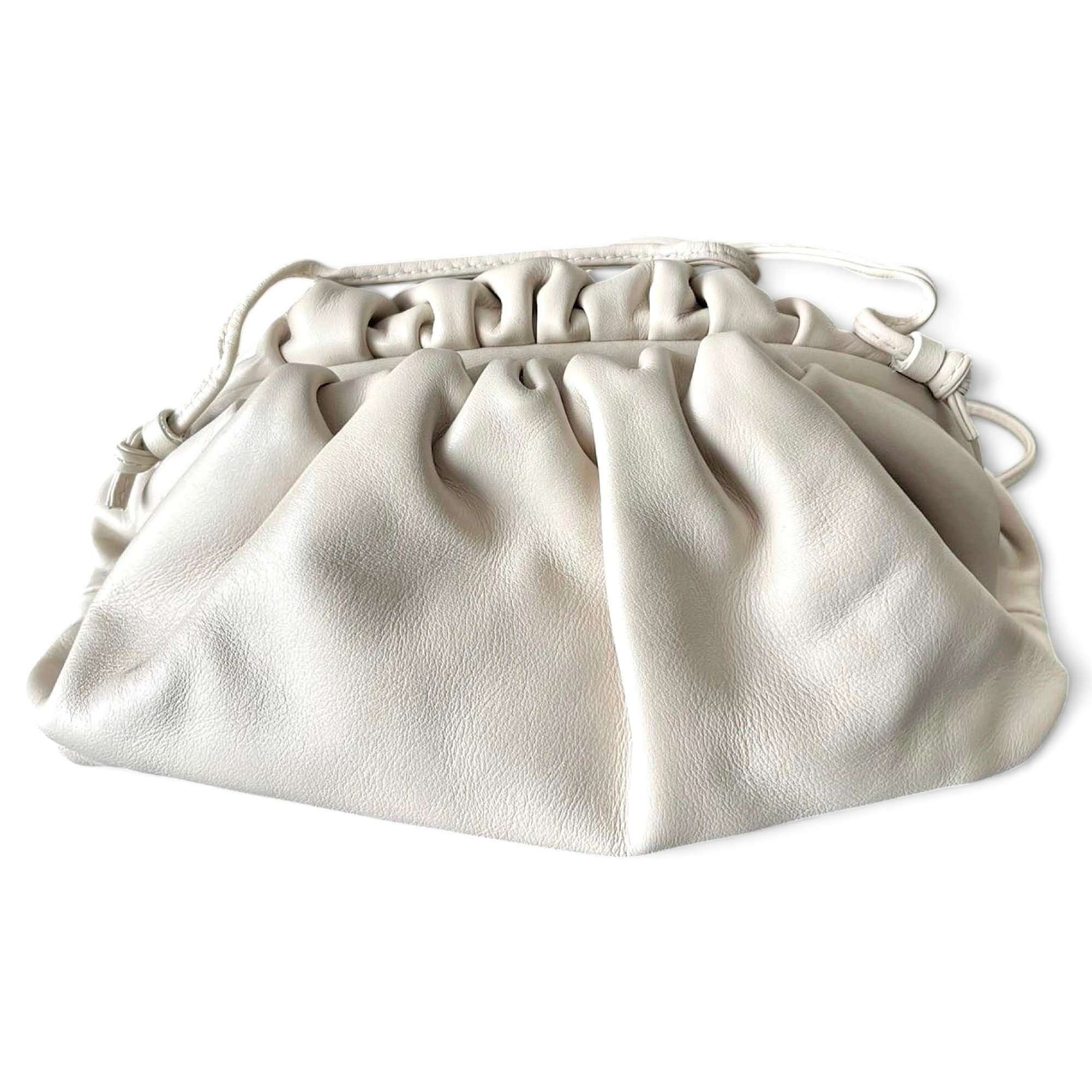 Pouch leather crossbody bag