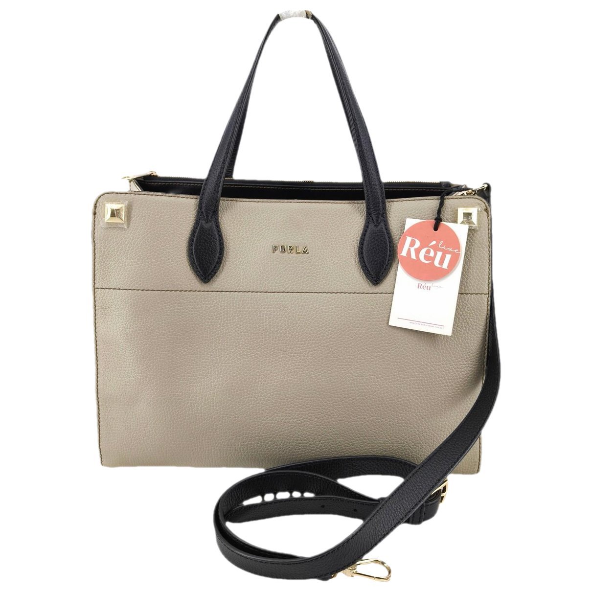 Leather tote