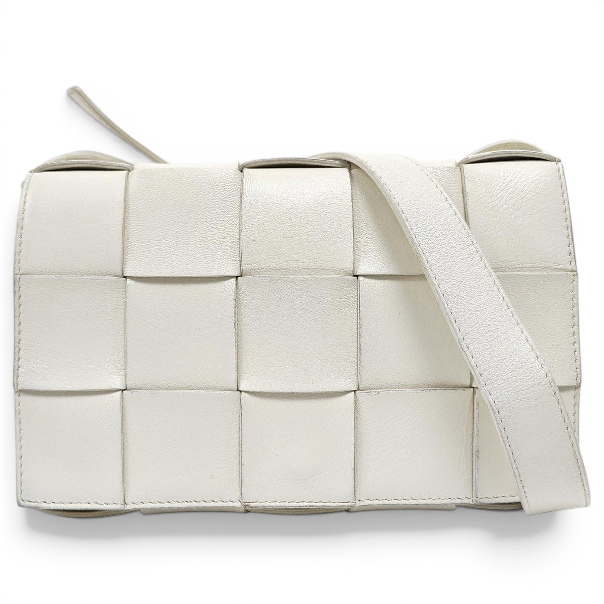 Brick Cassette leather handbag