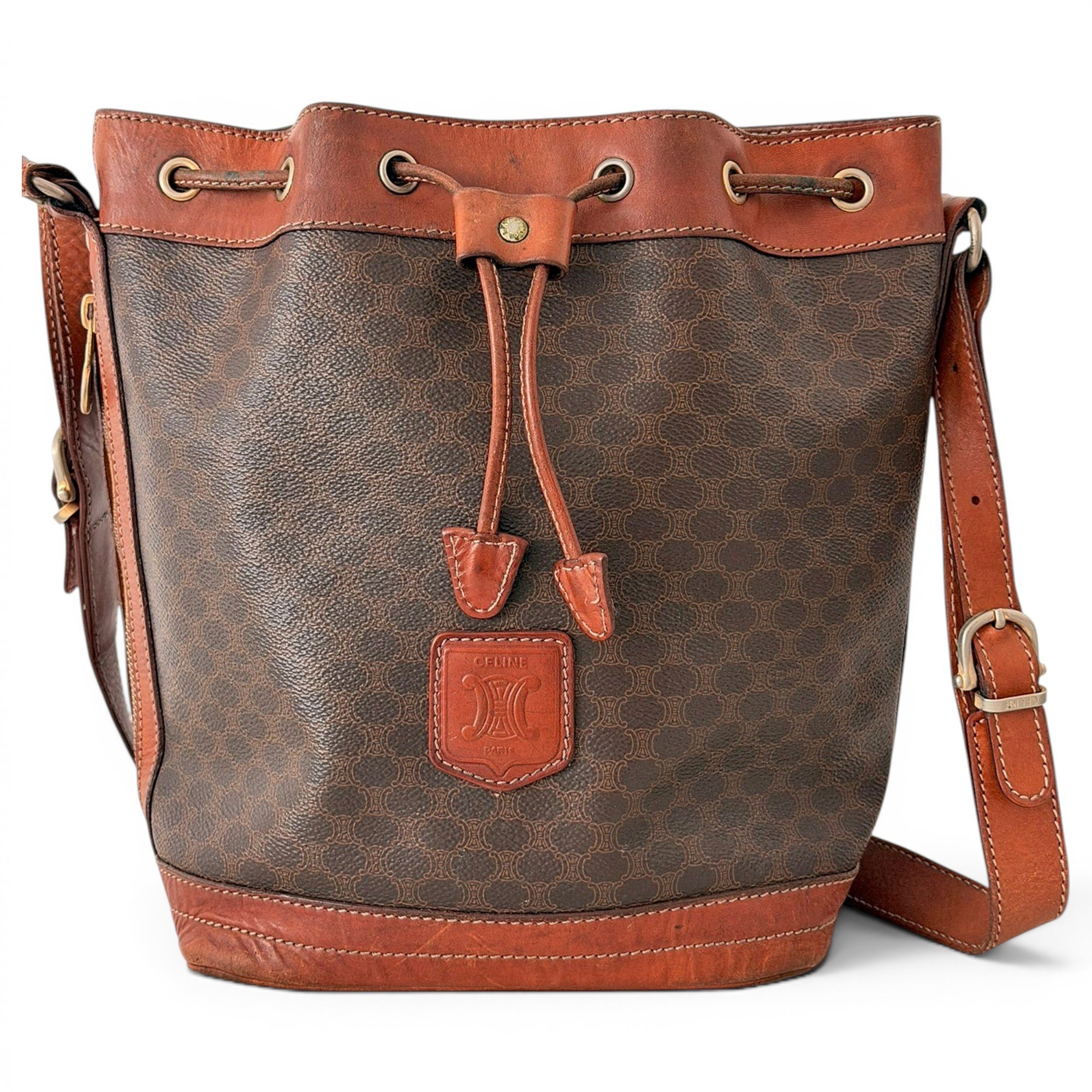 SAC SEAU leather handbag