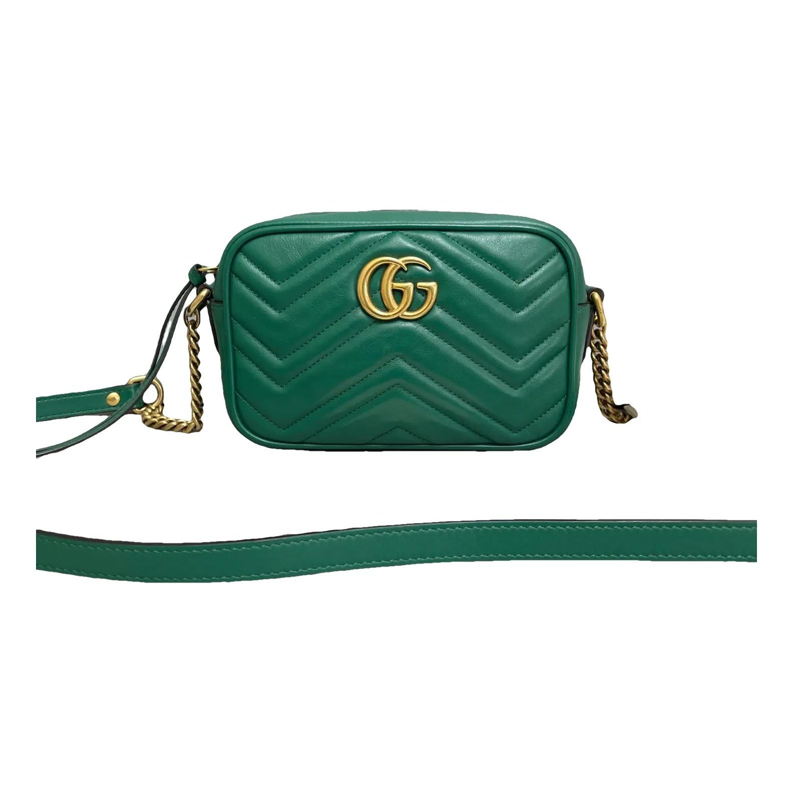 GG Marmont Triple zip leather handbag