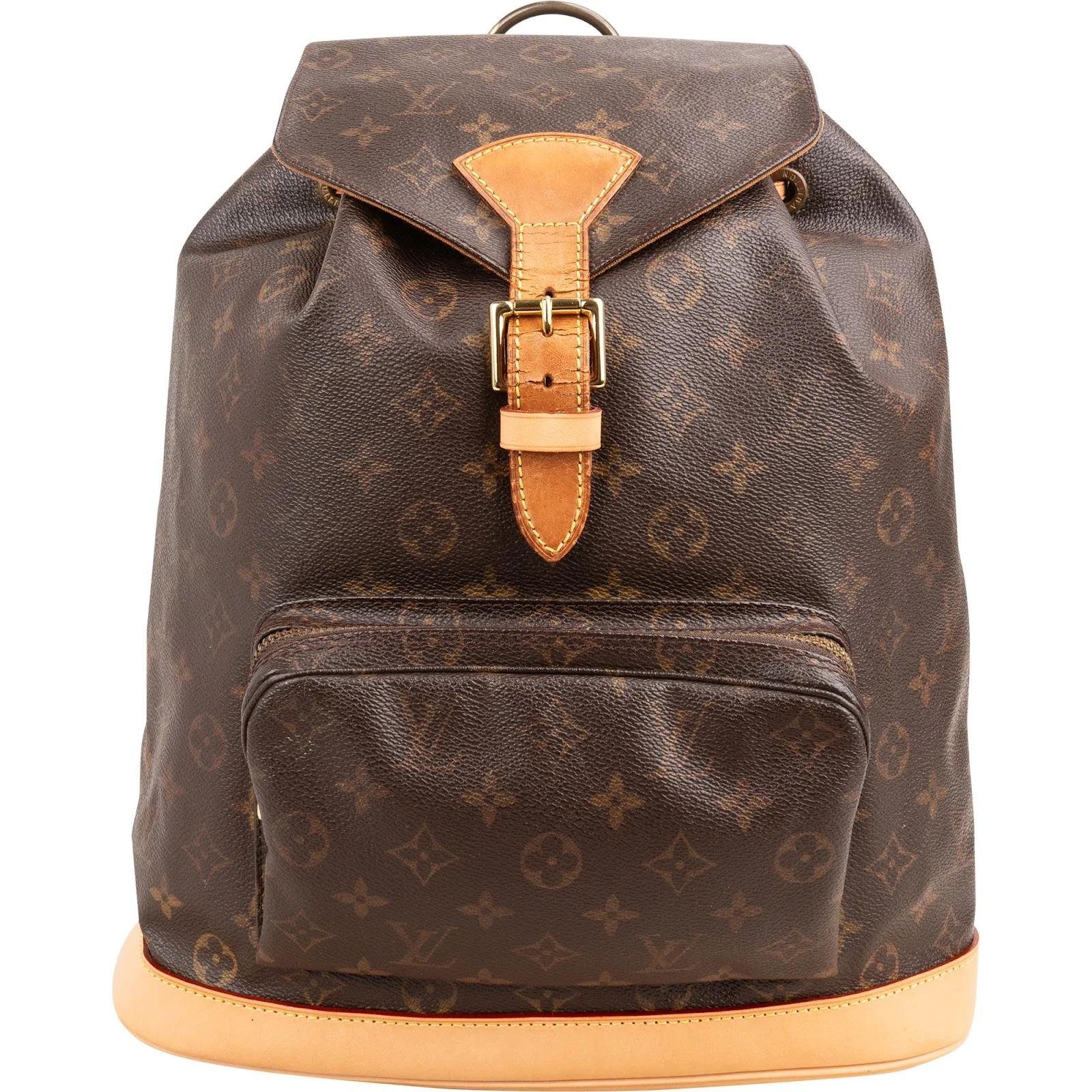 Montsouris leather backpack