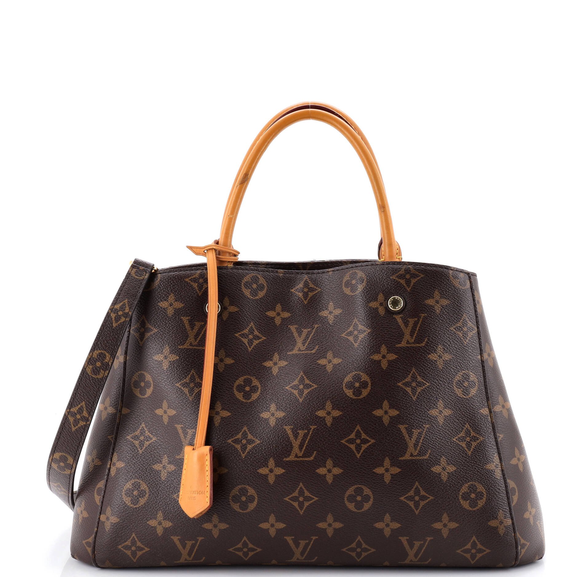 Montaigne Handbag Monogram Canvas MM