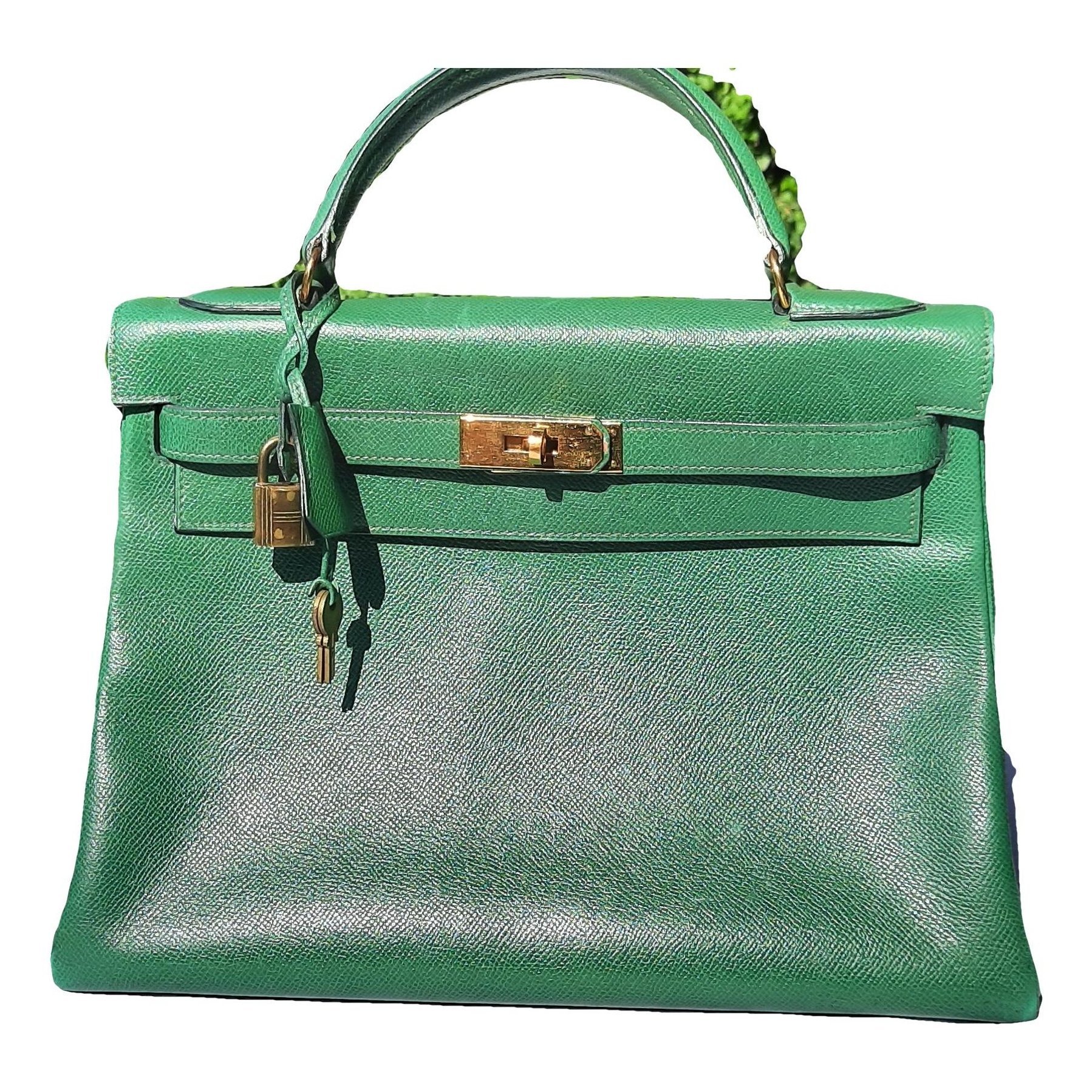 Kelly 32 leather handbag