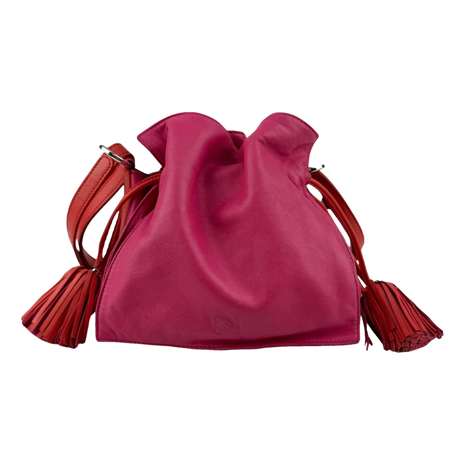 Flamenco leather handbag