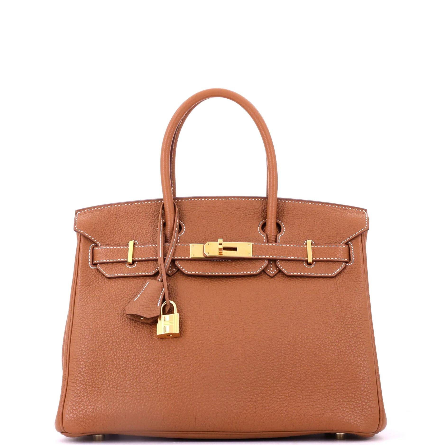 Birkin 30 leather tote