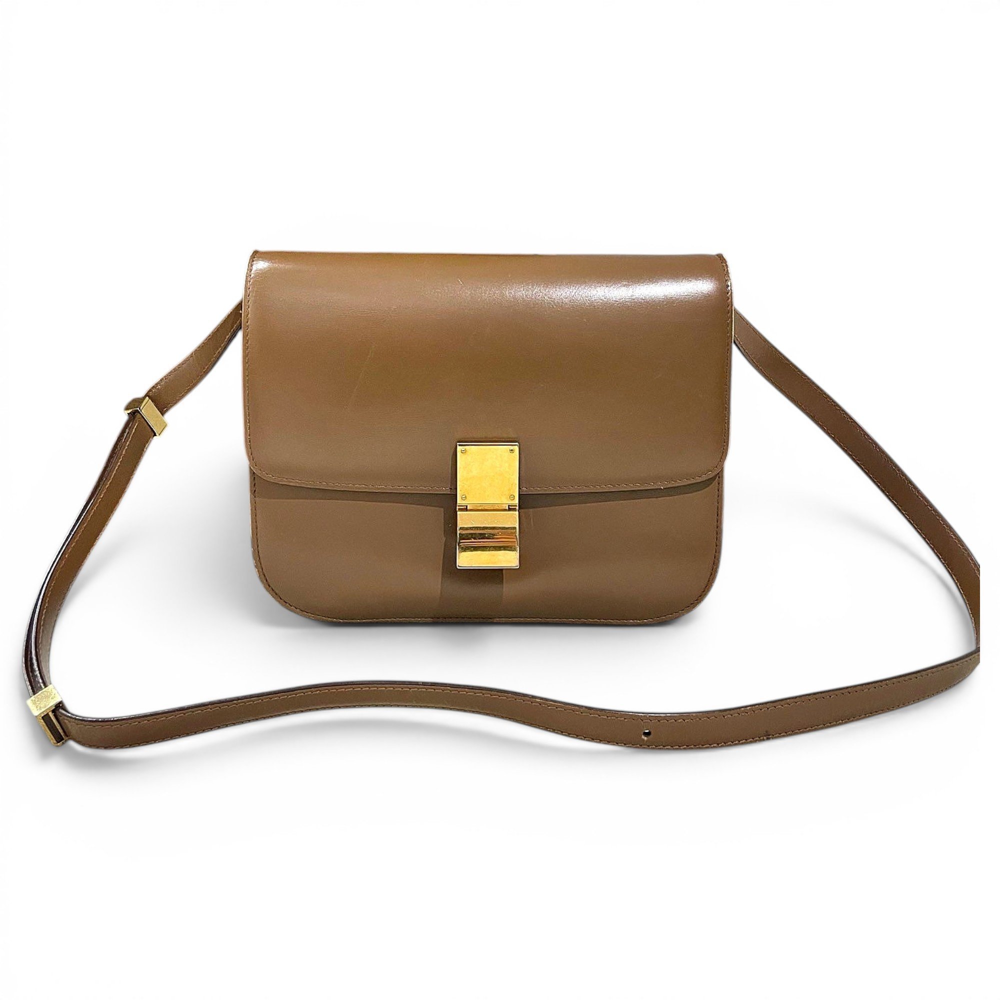 Classic leather handbag