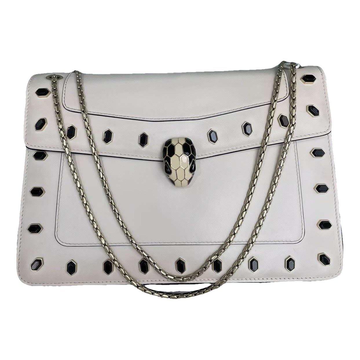 Serpenti leather handbag