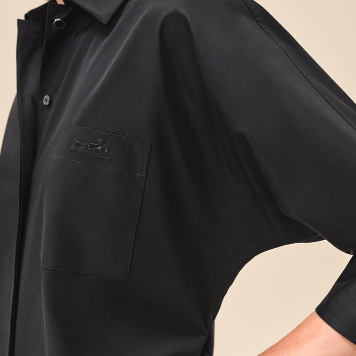 Noir Shirt Dress