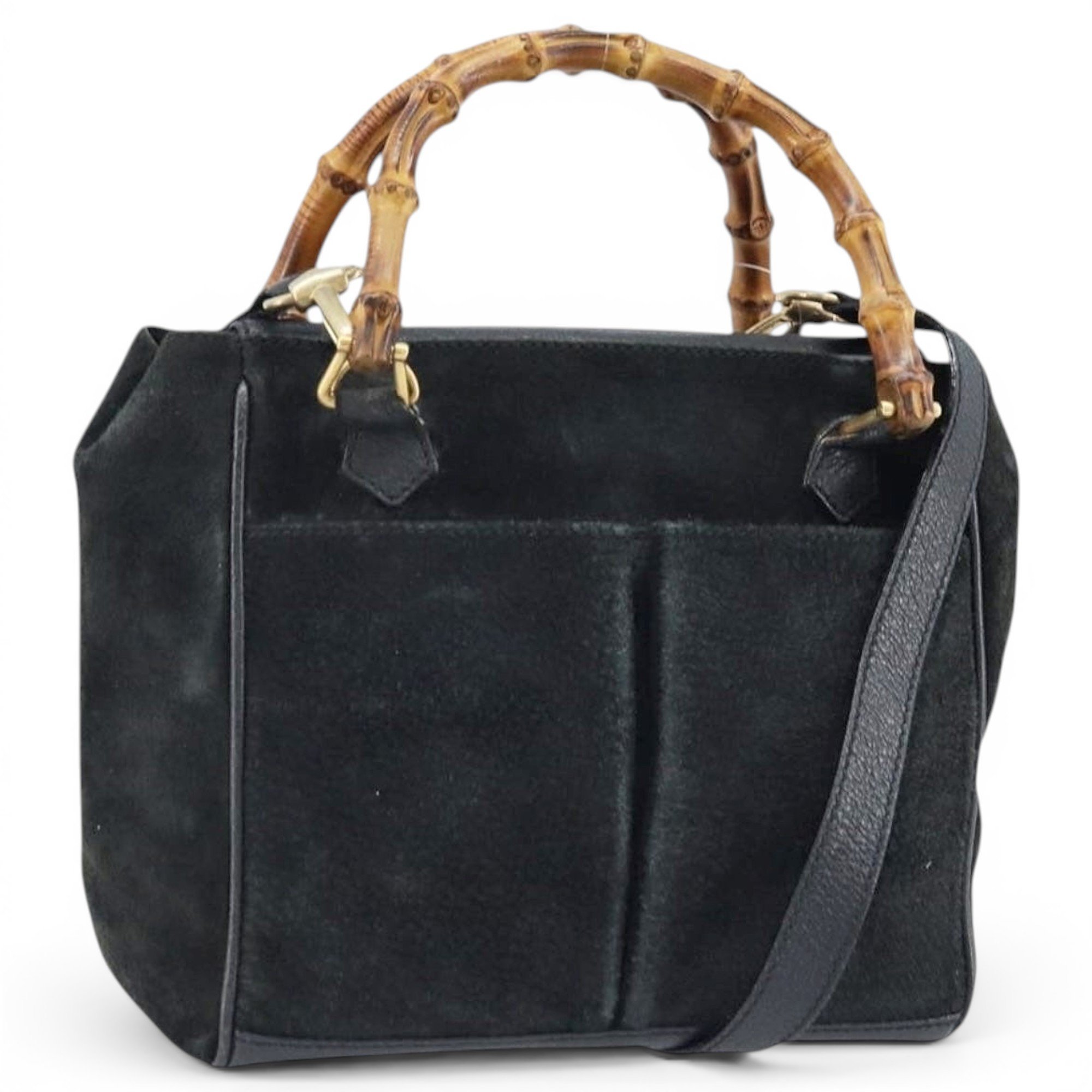 Gucci B leather handbag