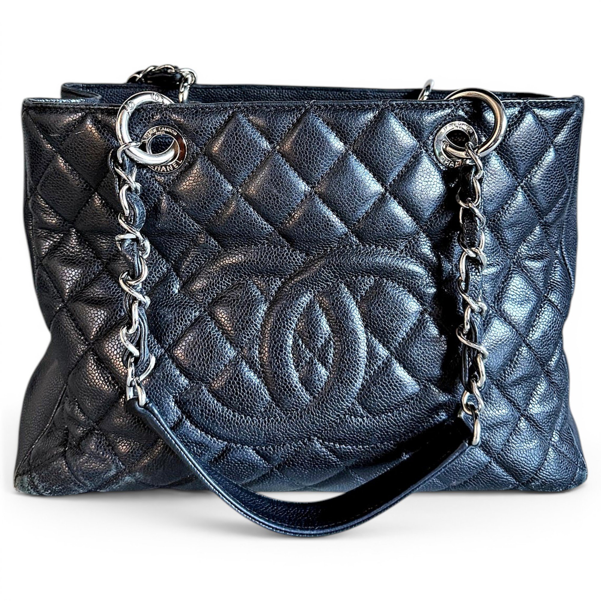 Grand shopping leather tote