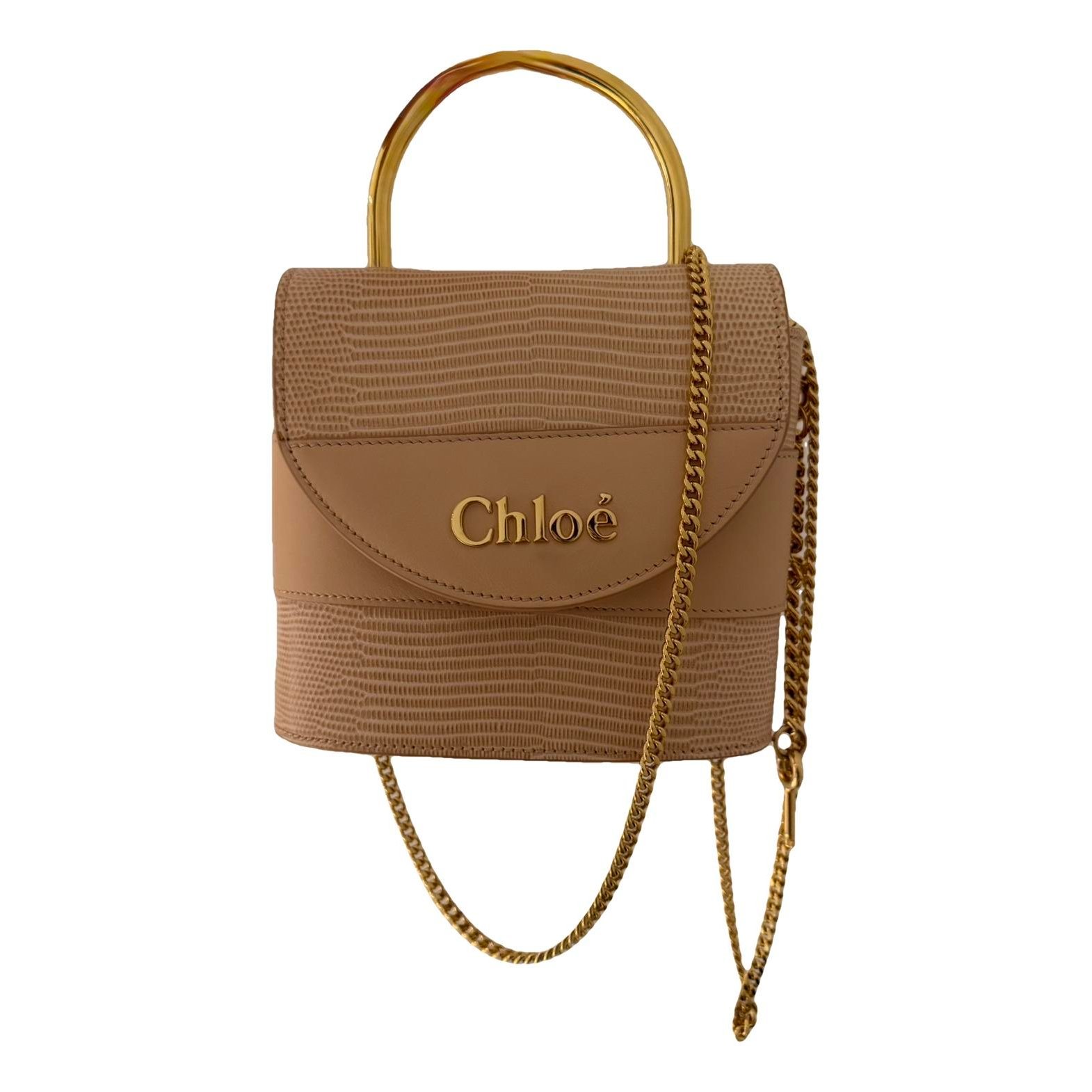 Aby Lock leather crossbody bag