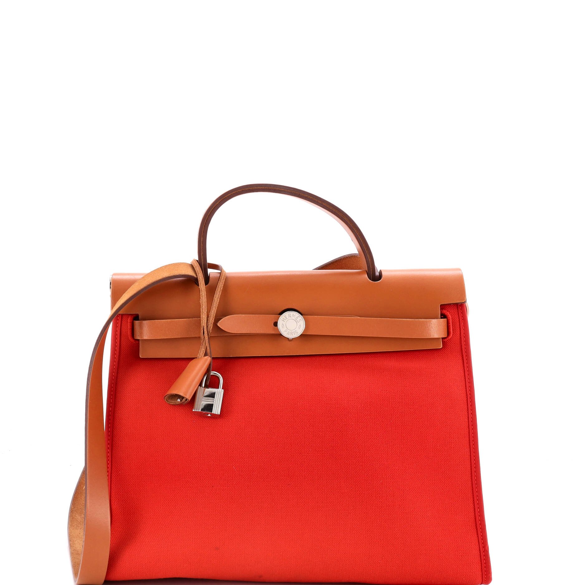 Herbag Zip Leather and Toile 31