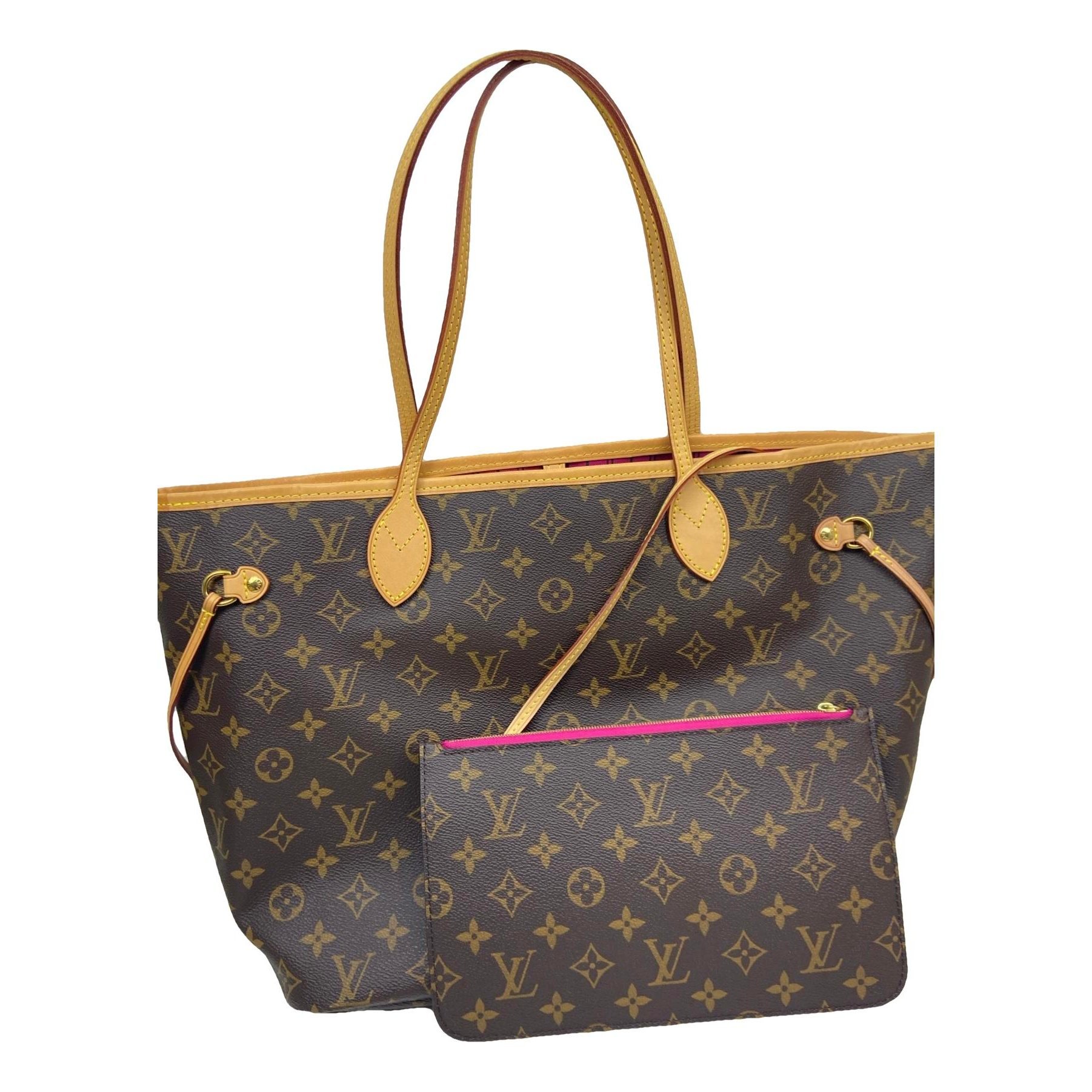 Neverfull leather handbag