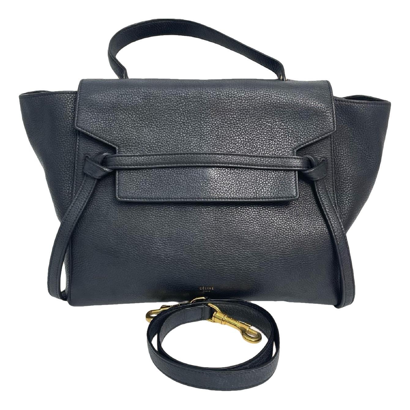 Belt leather handbag