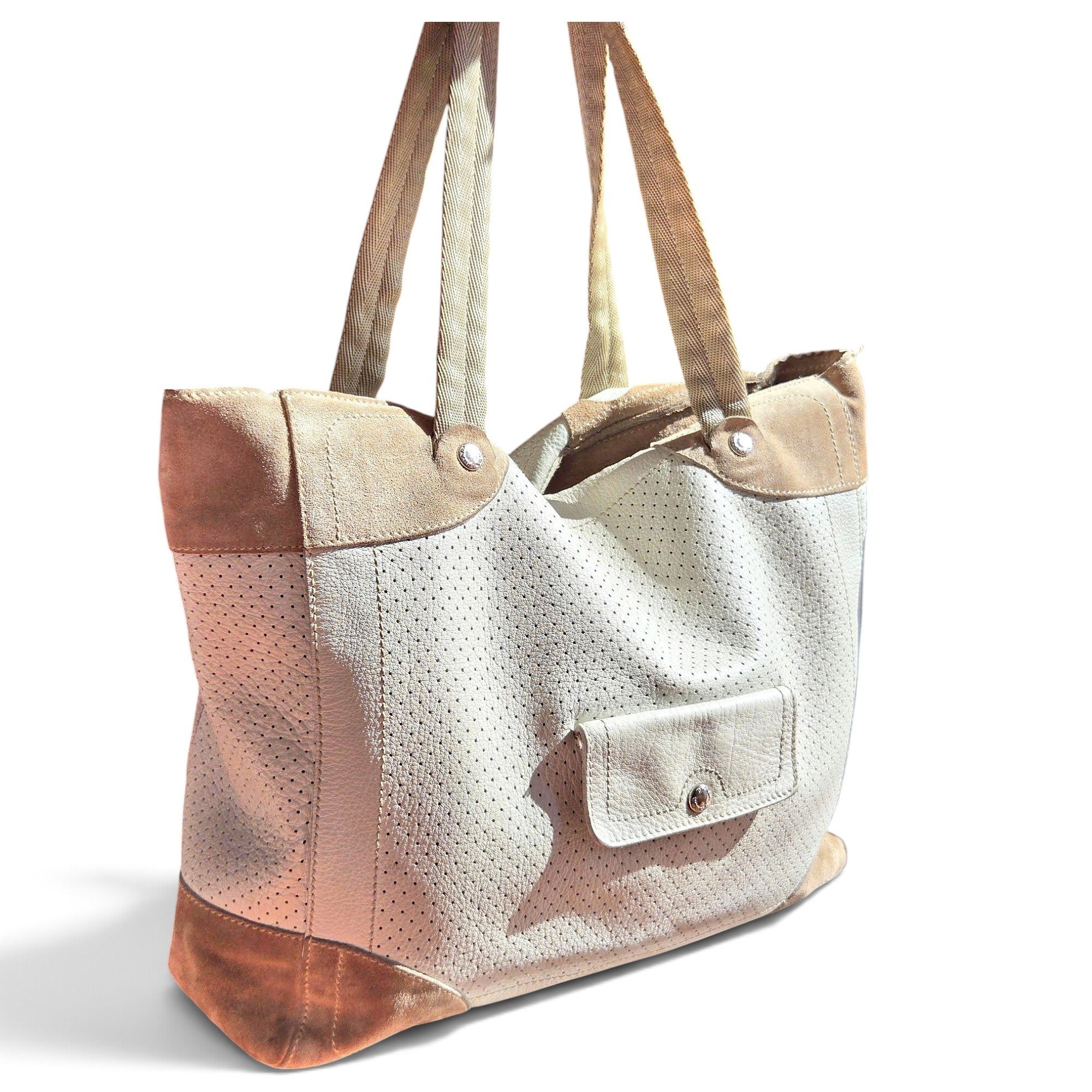 Leather tote