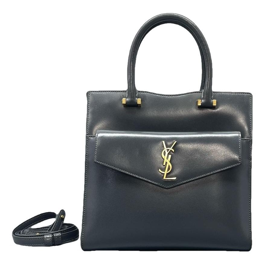 Uptown leather handbag