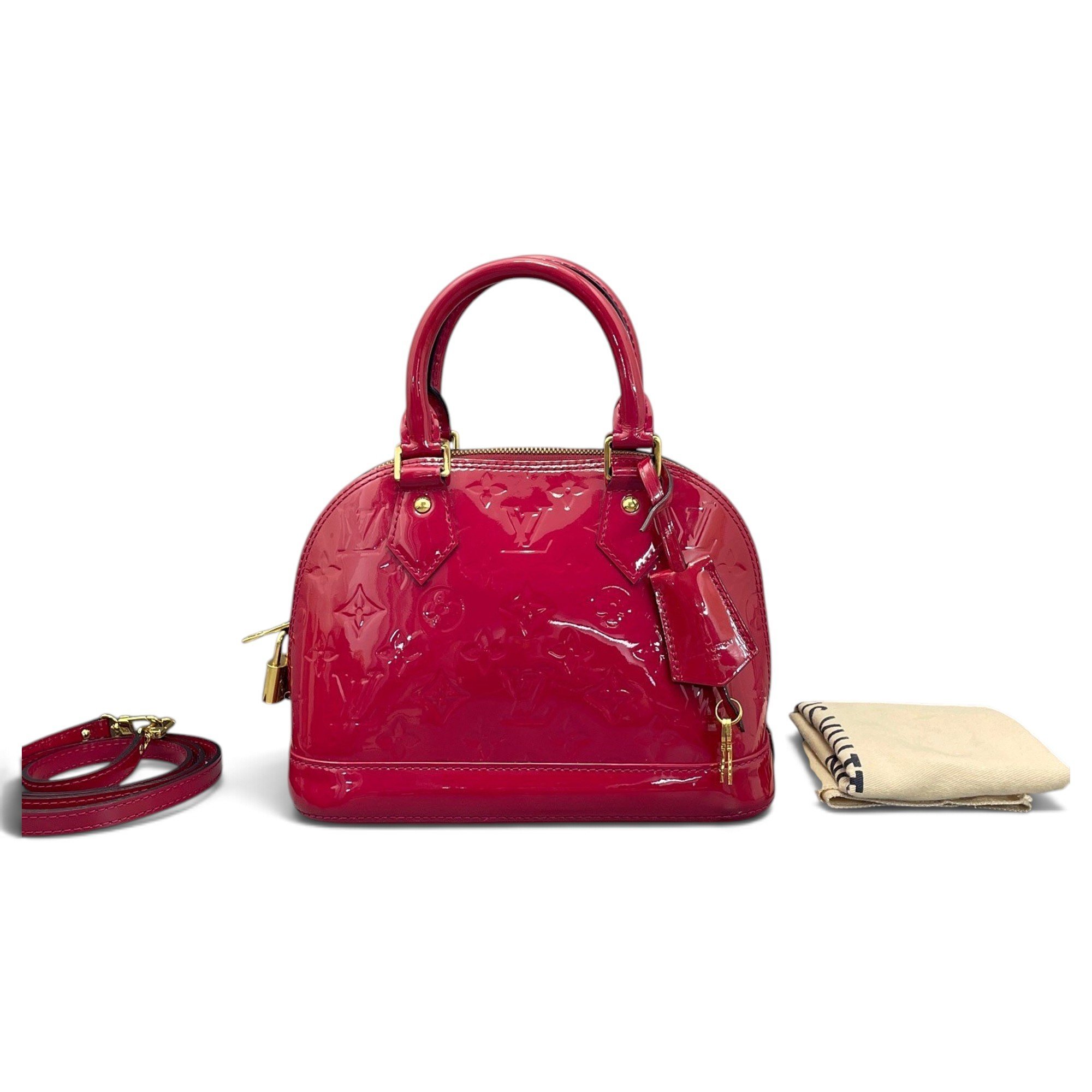 Alma BB patent leather handbag