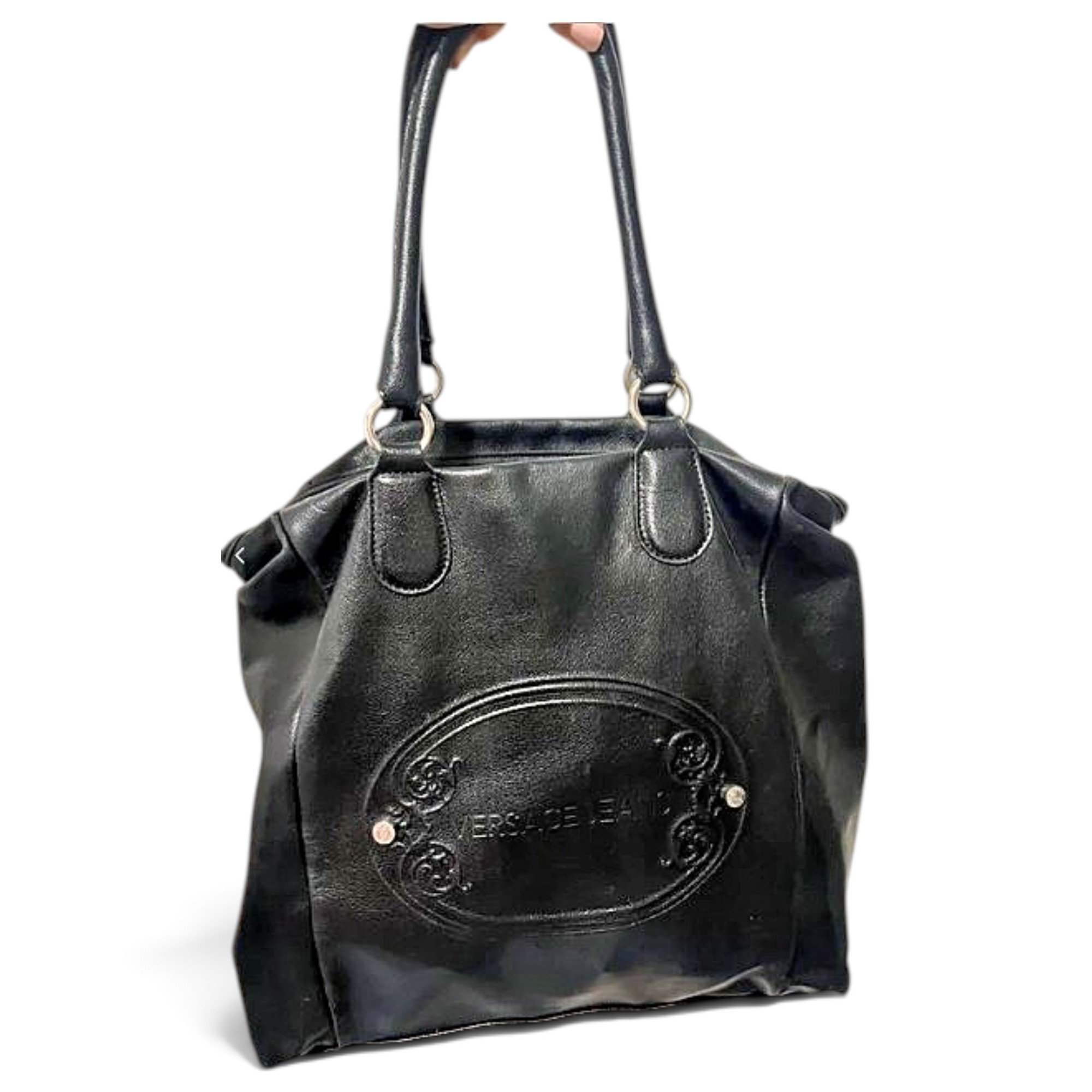 Patent leather handbag