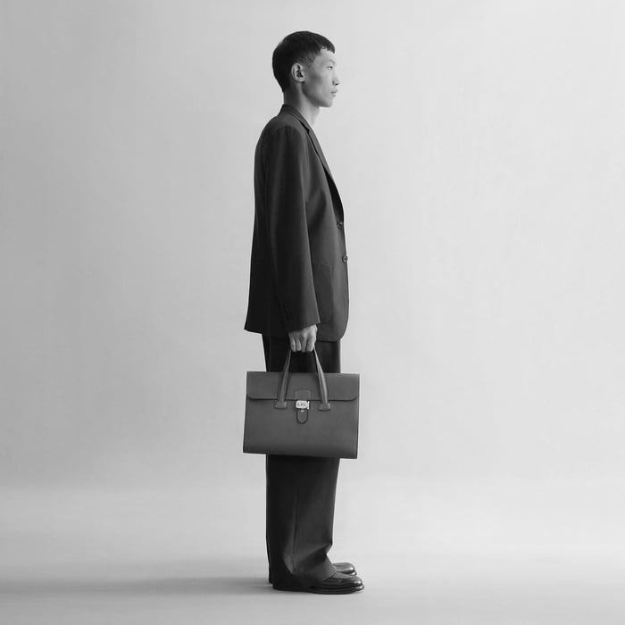 Vert Loden Sac a Depeches Light 1-36 Briefcase