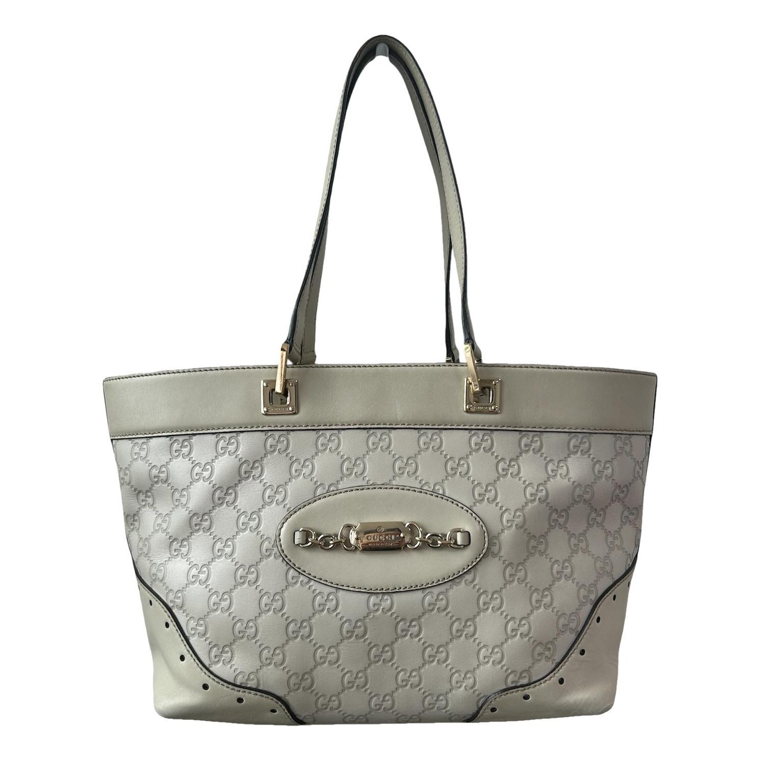 Leather tote