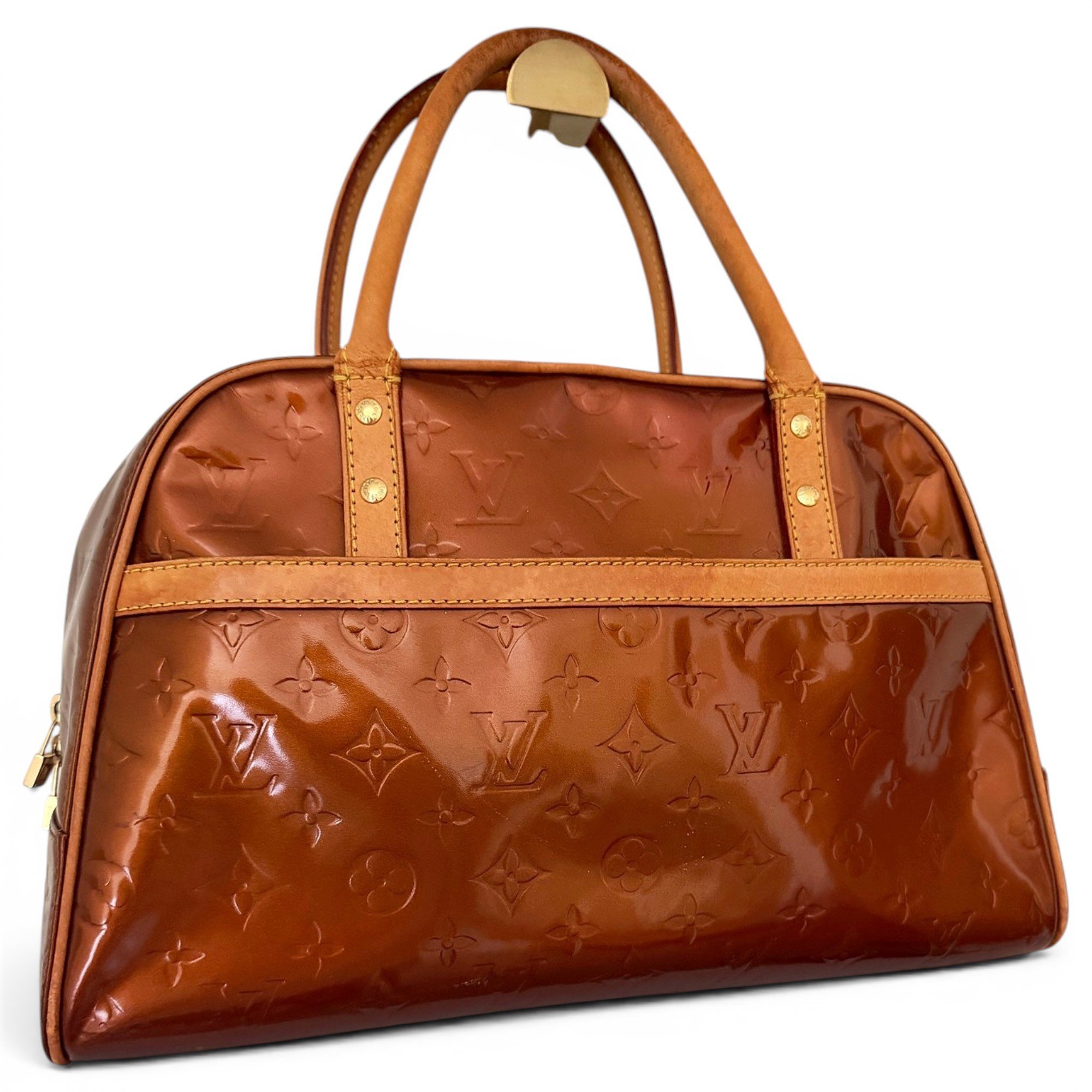 Tompkins Square patent leather handbag