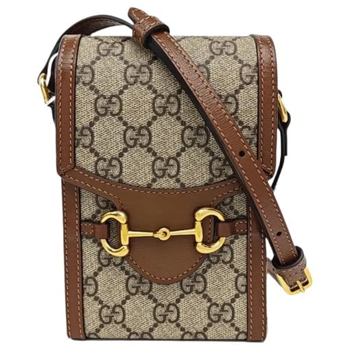 Handle Horsebit 1955 leather mini bag
