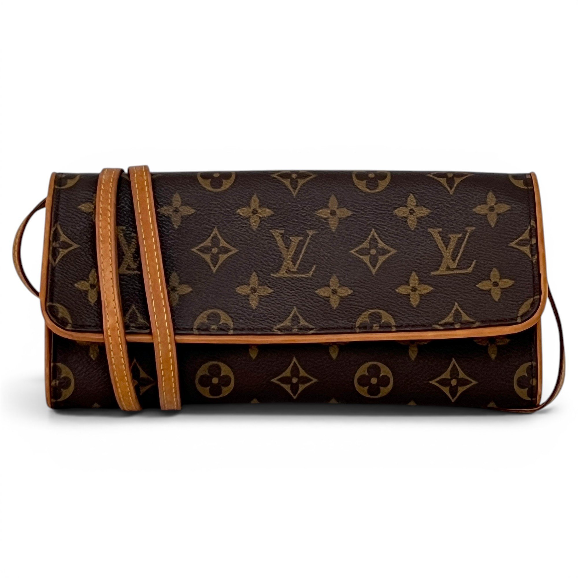 Twin cloth crossbody bag