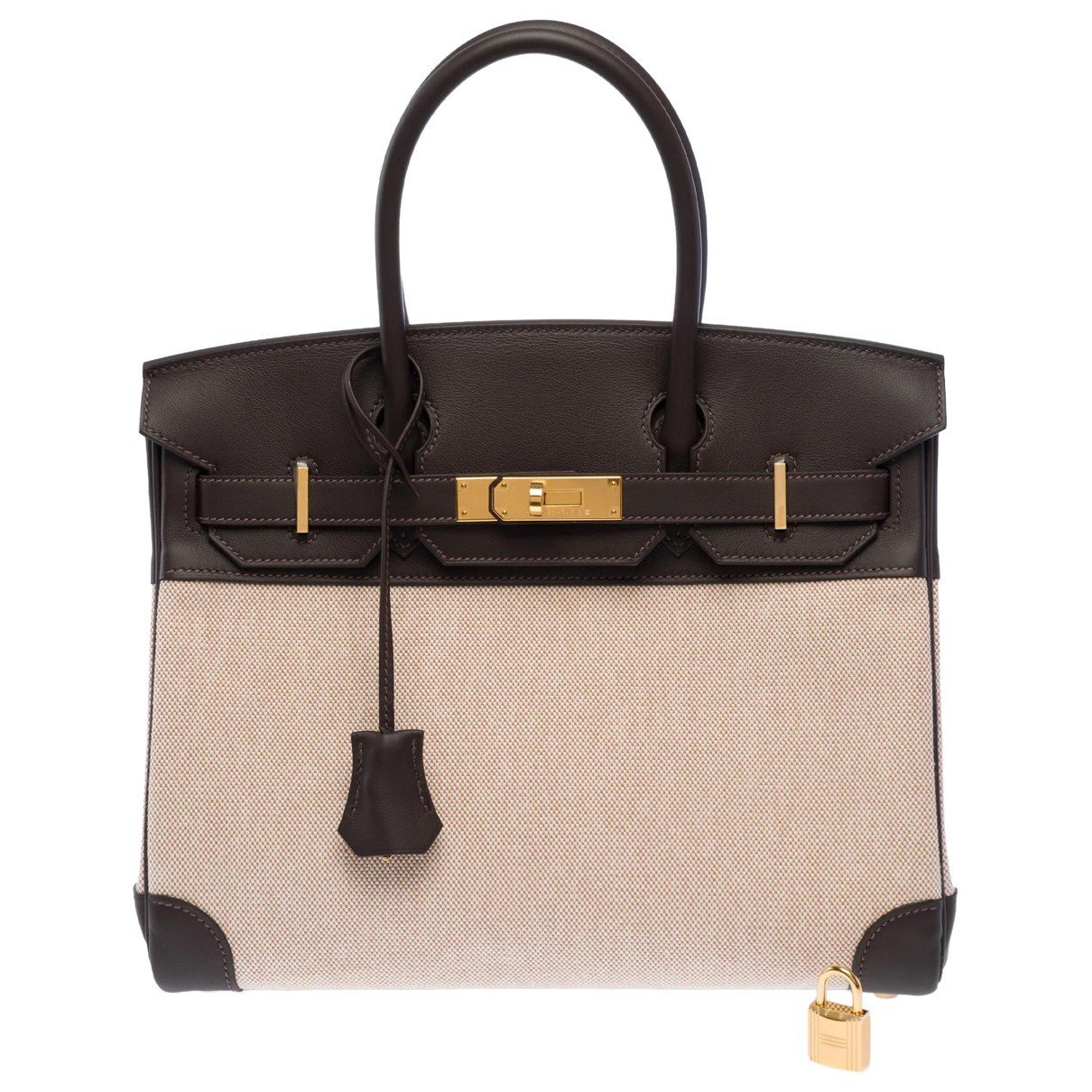 Birkin 30 cloth handbag