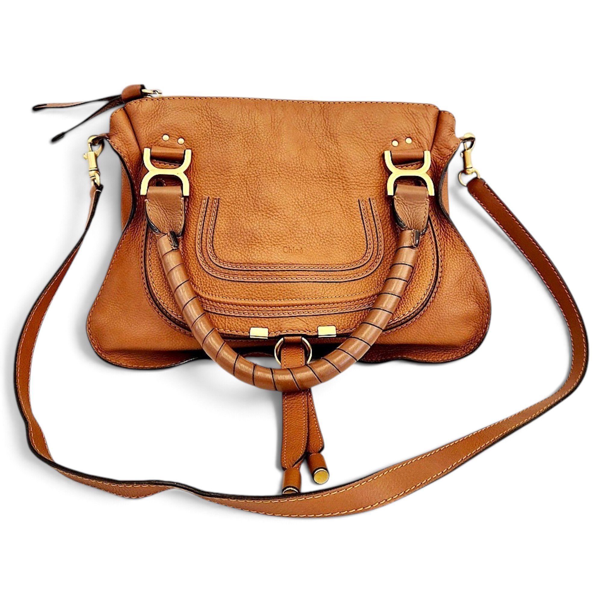Marcie leather handbag