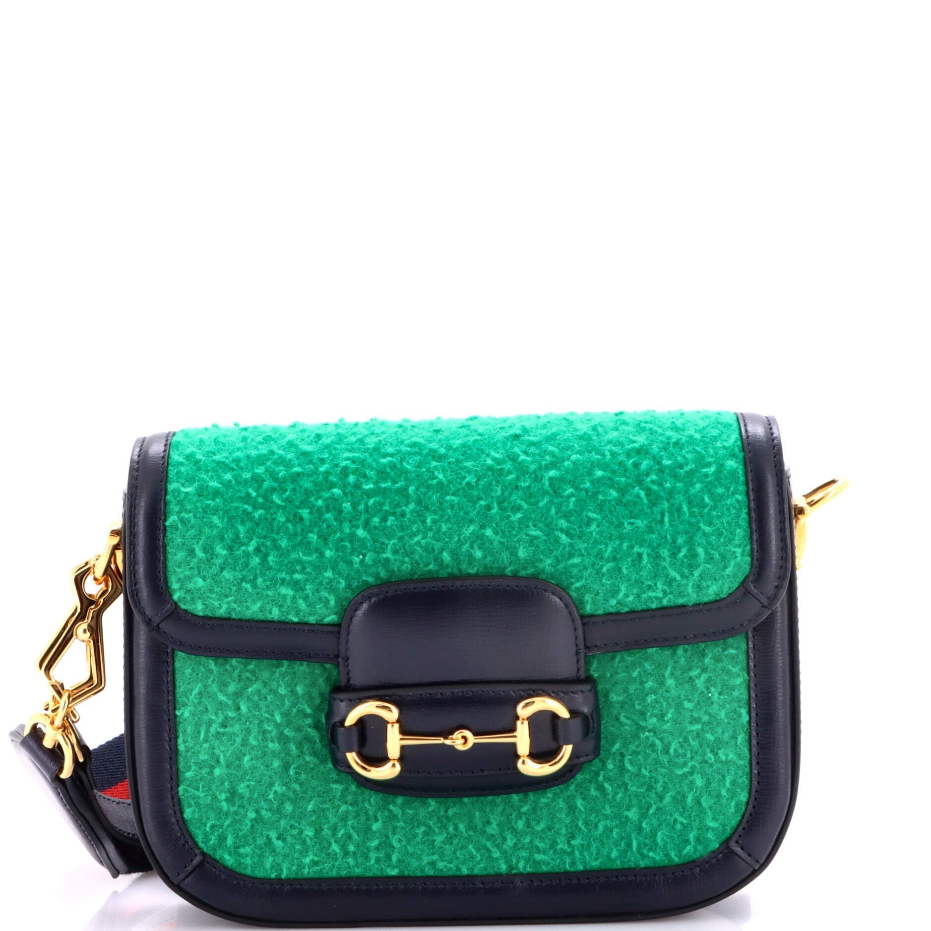 Horsebit 1955 Shoulder Bag Wool Mini
