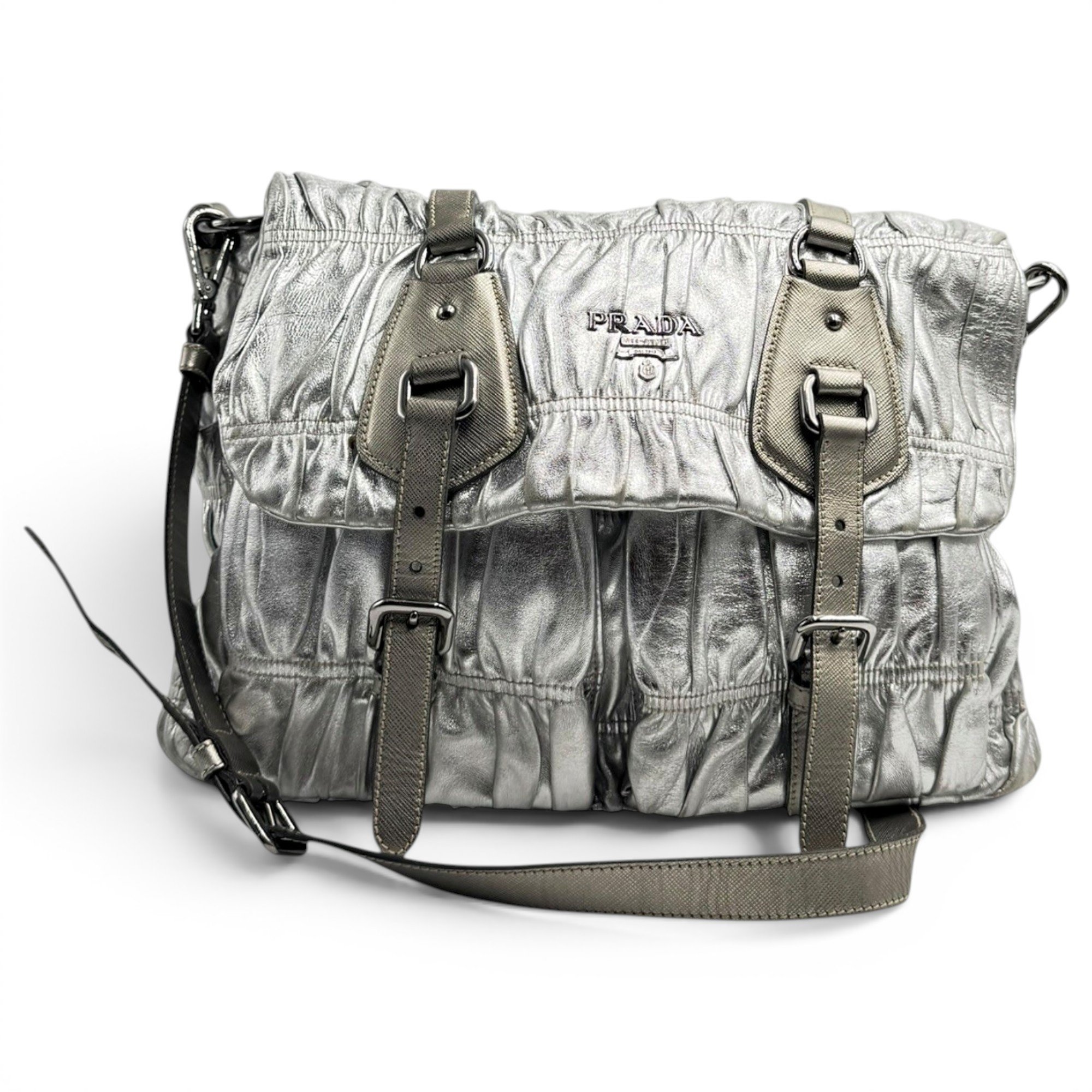 Leather crossbody bag