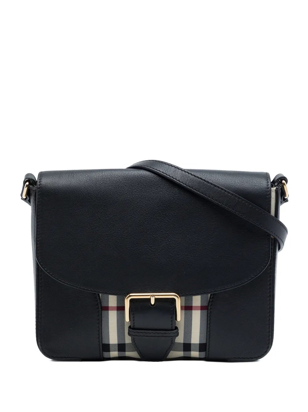2000-2017 Small Haymarket Check Nylon and Leather Dickens crossbody bag
