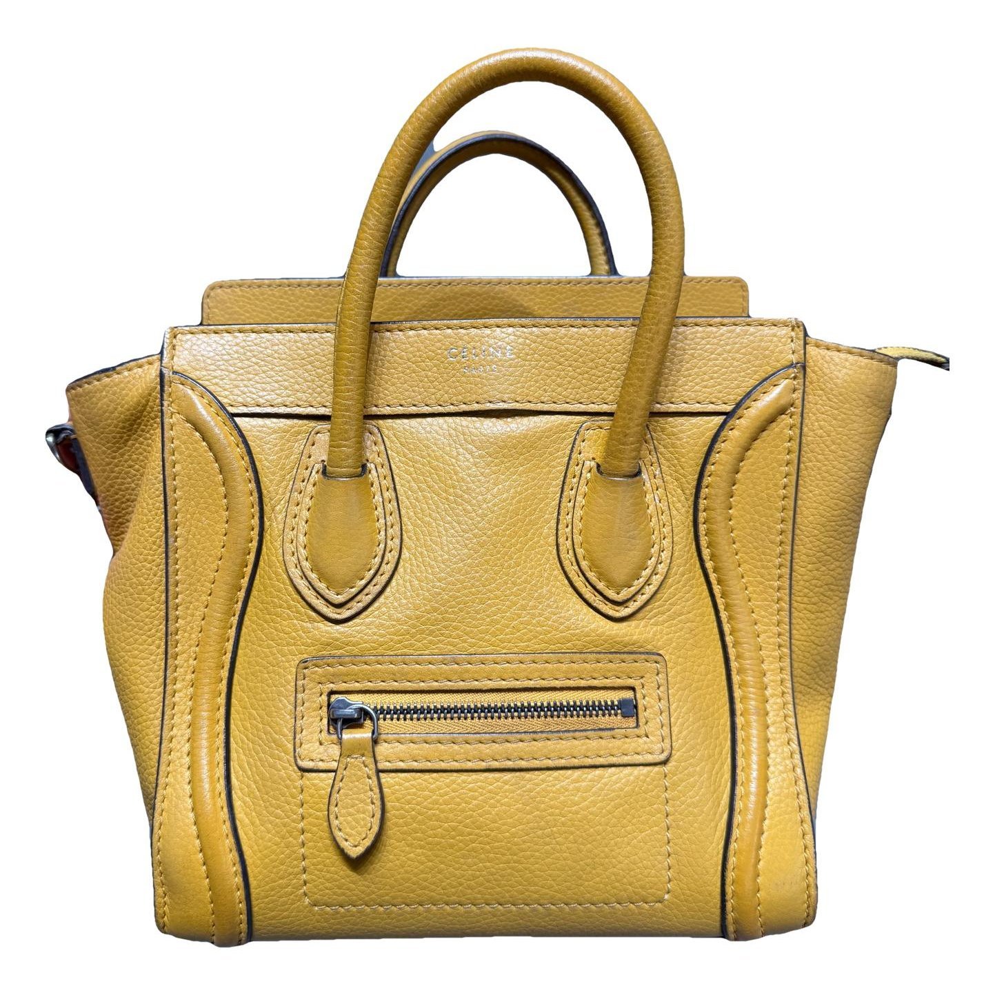 Nano Luggage leather handbag