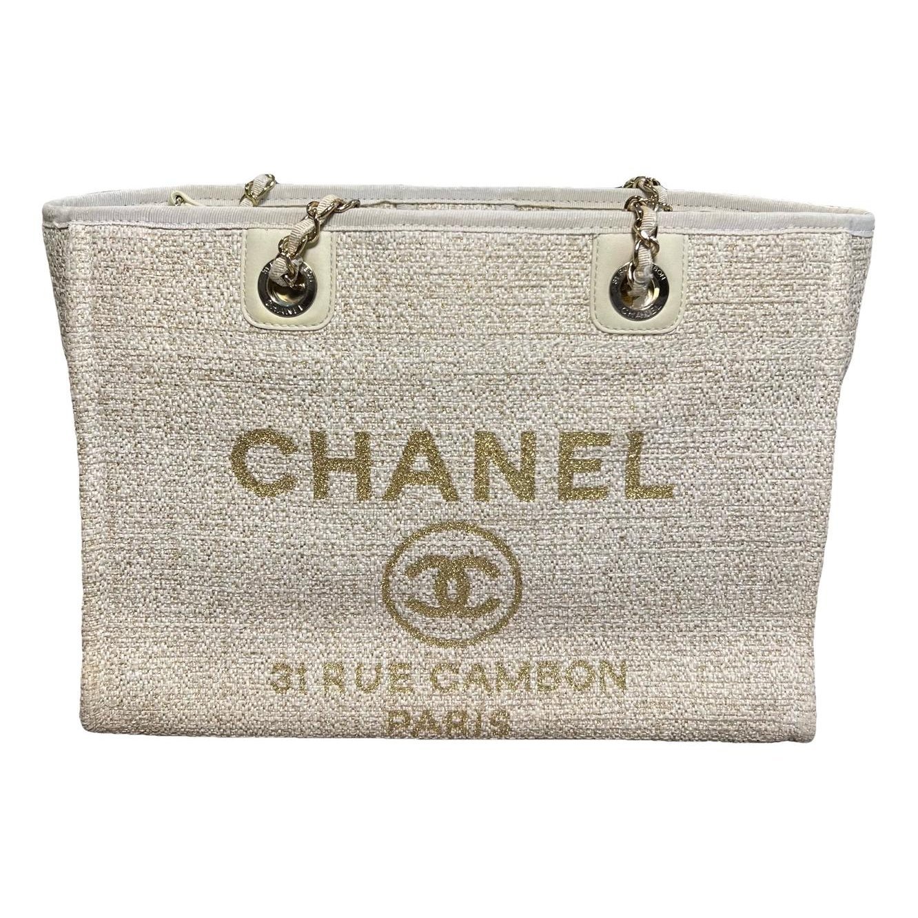 Deauville Chain tweed tote