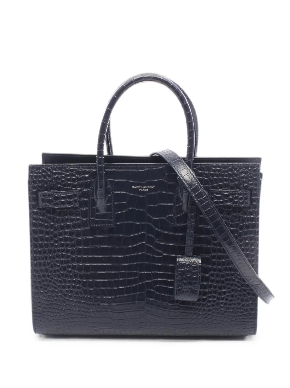 2010s Sac de Jour crocodile-embossed handbag