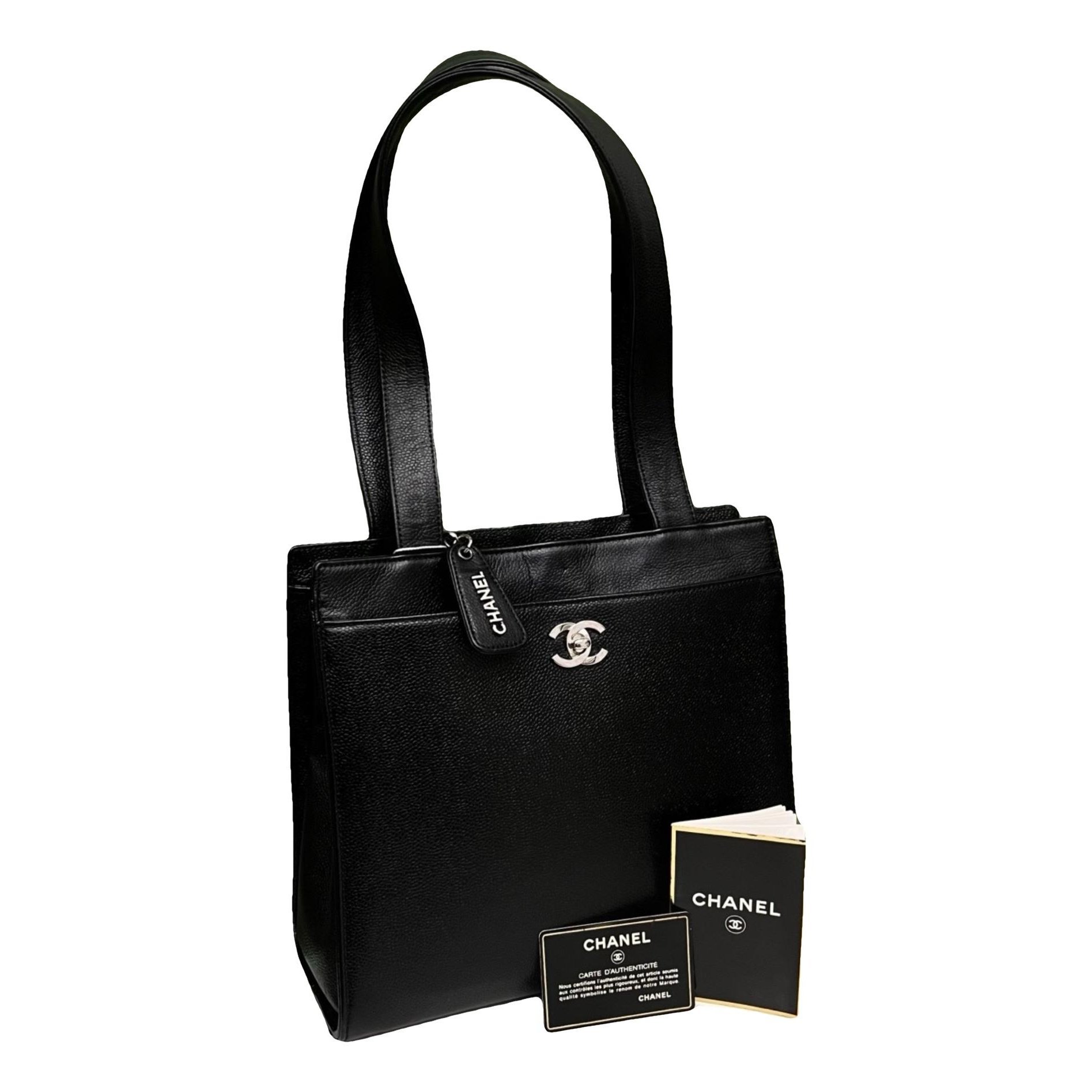 Executive leather tote