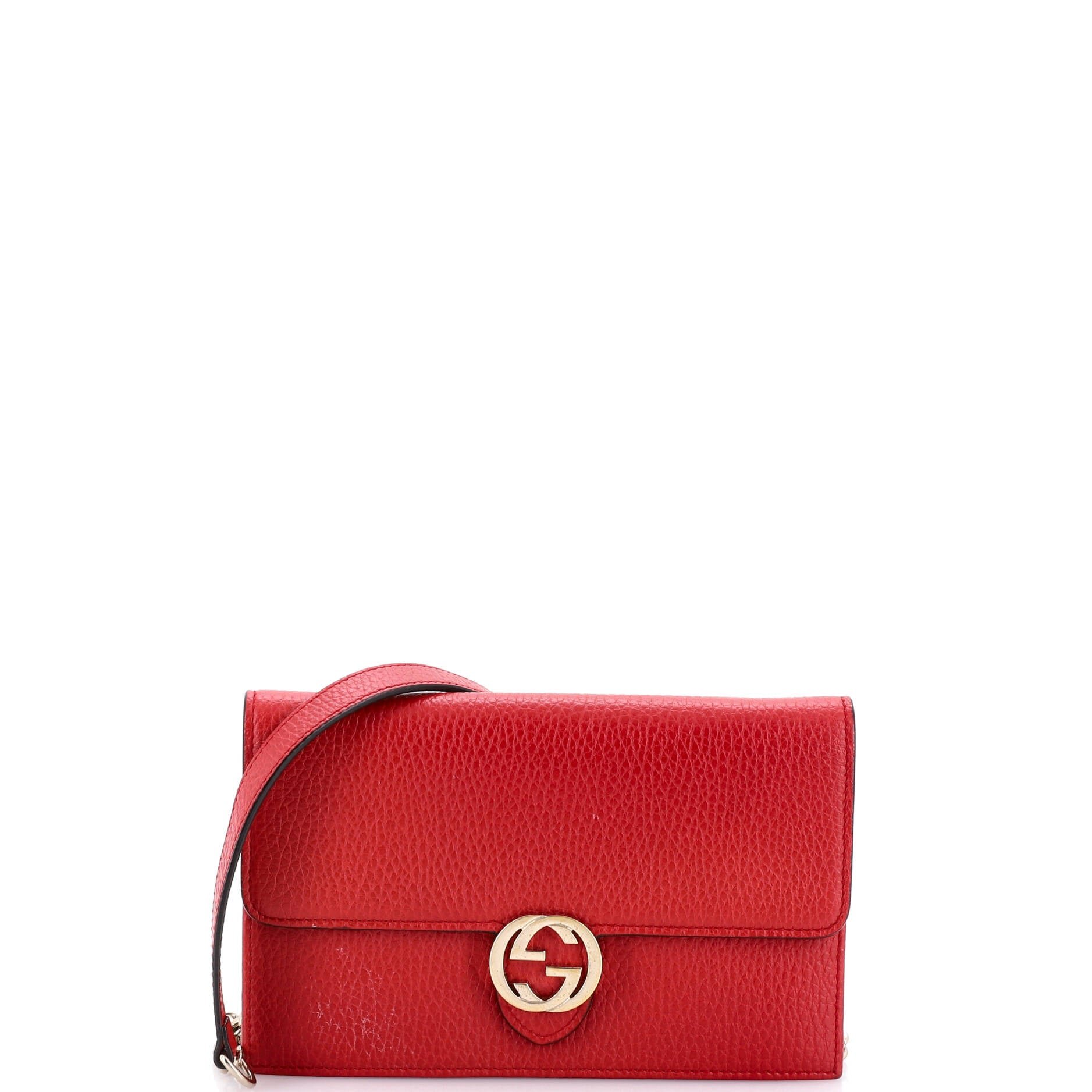 Interlocking Wallet on Chain Leather