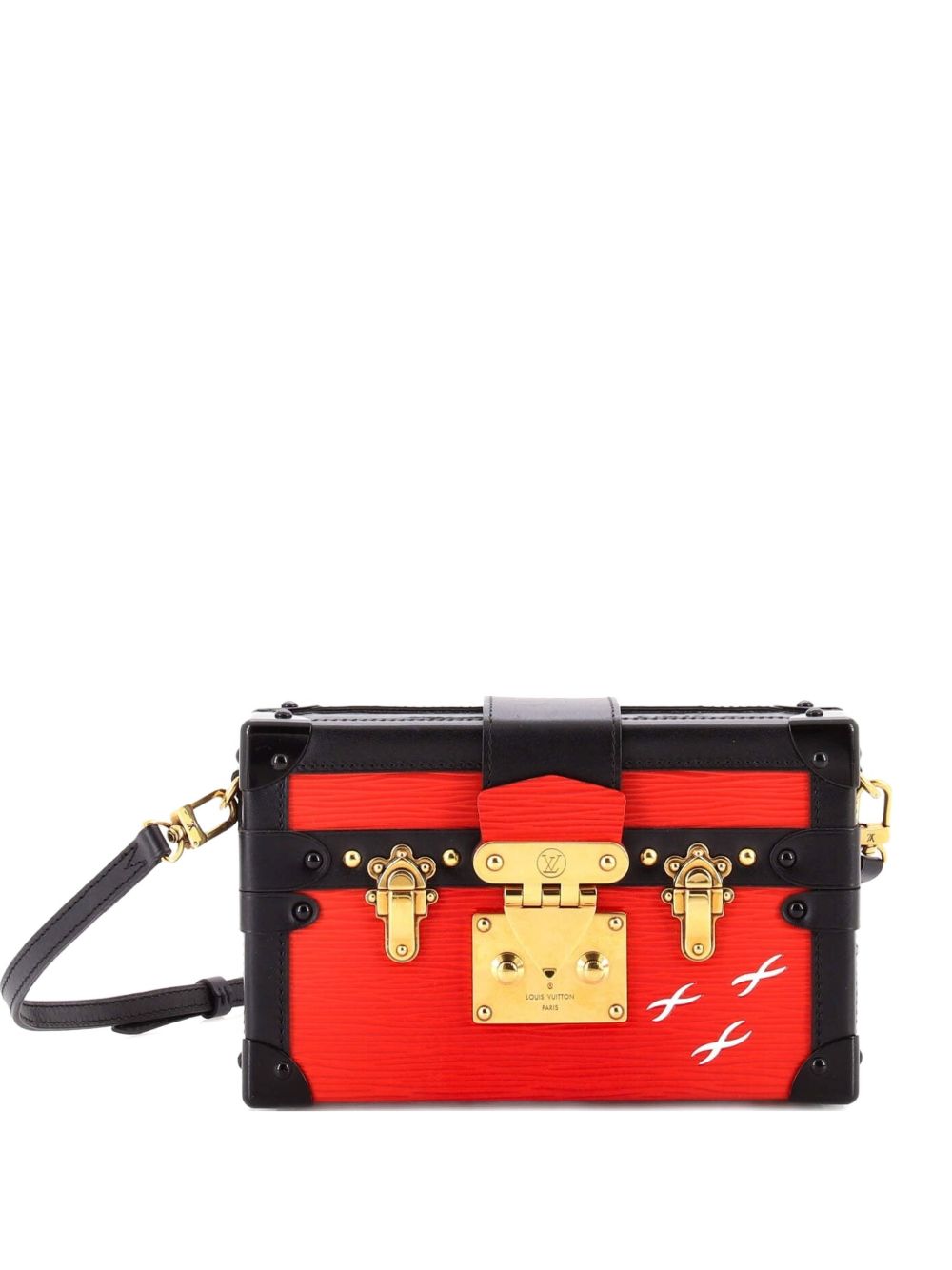 Louis Vuitton Petite Malle Handbag Epi Leather clutch bag