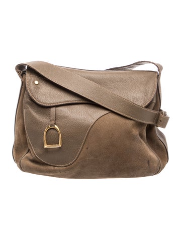 Suede Vintage Nubuck Pigskin Leather Saddle Vintage
