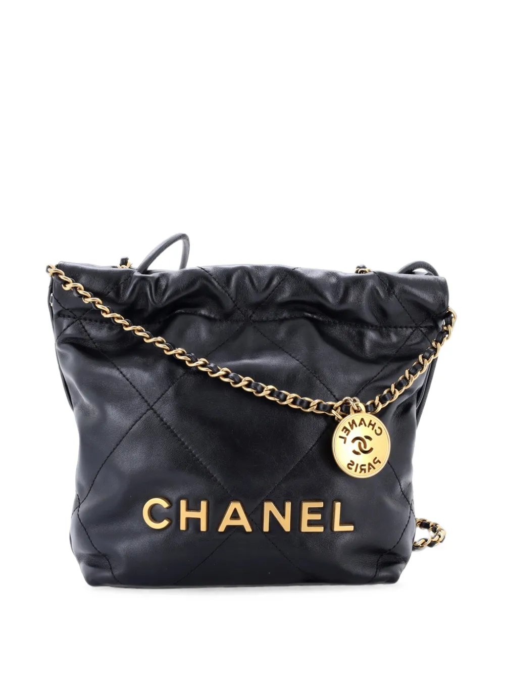 22 Chain Hobo Quilted Calfskin Mini crossbody bag