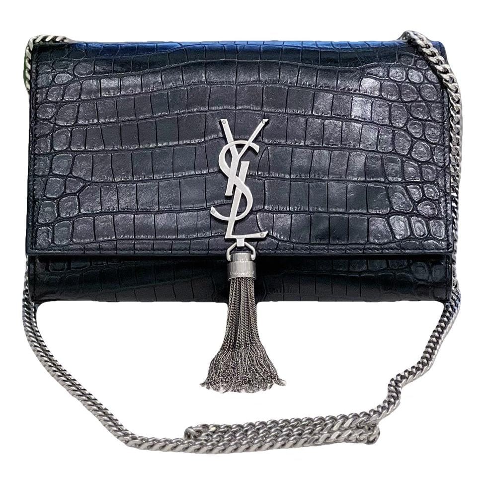 Pompom Kate leather handbag