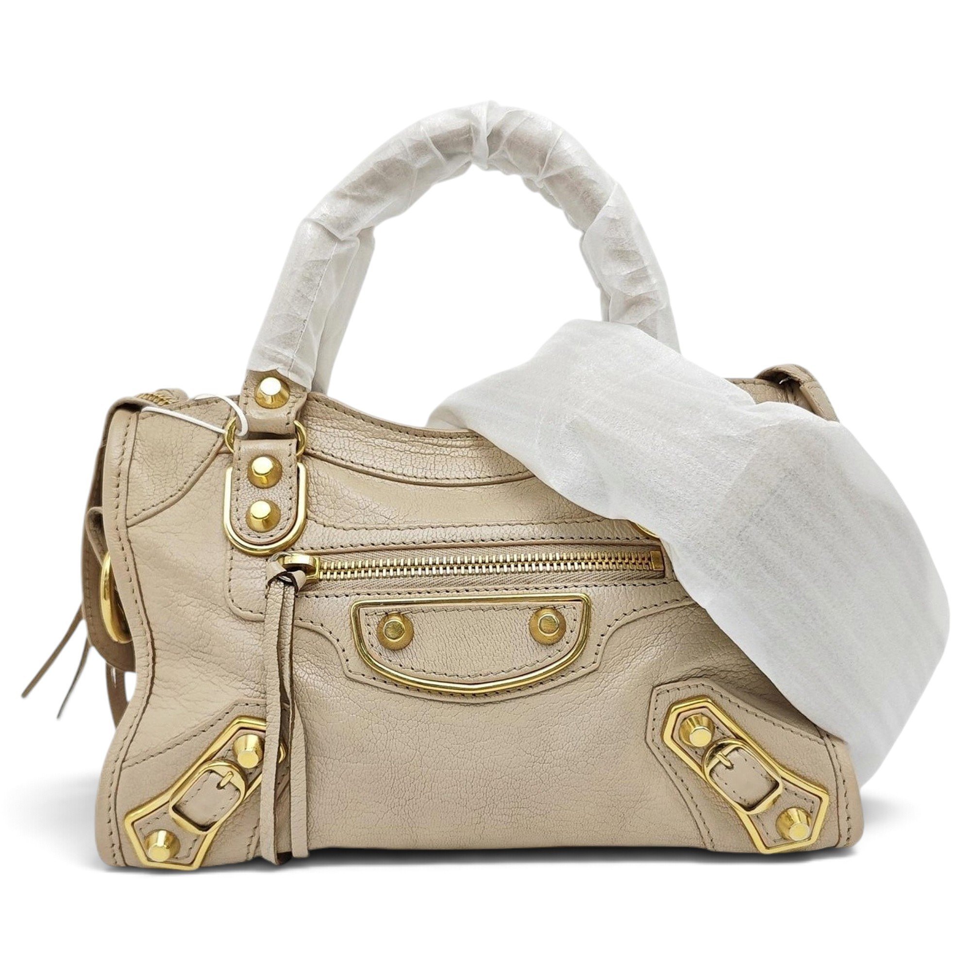 Leather handbag