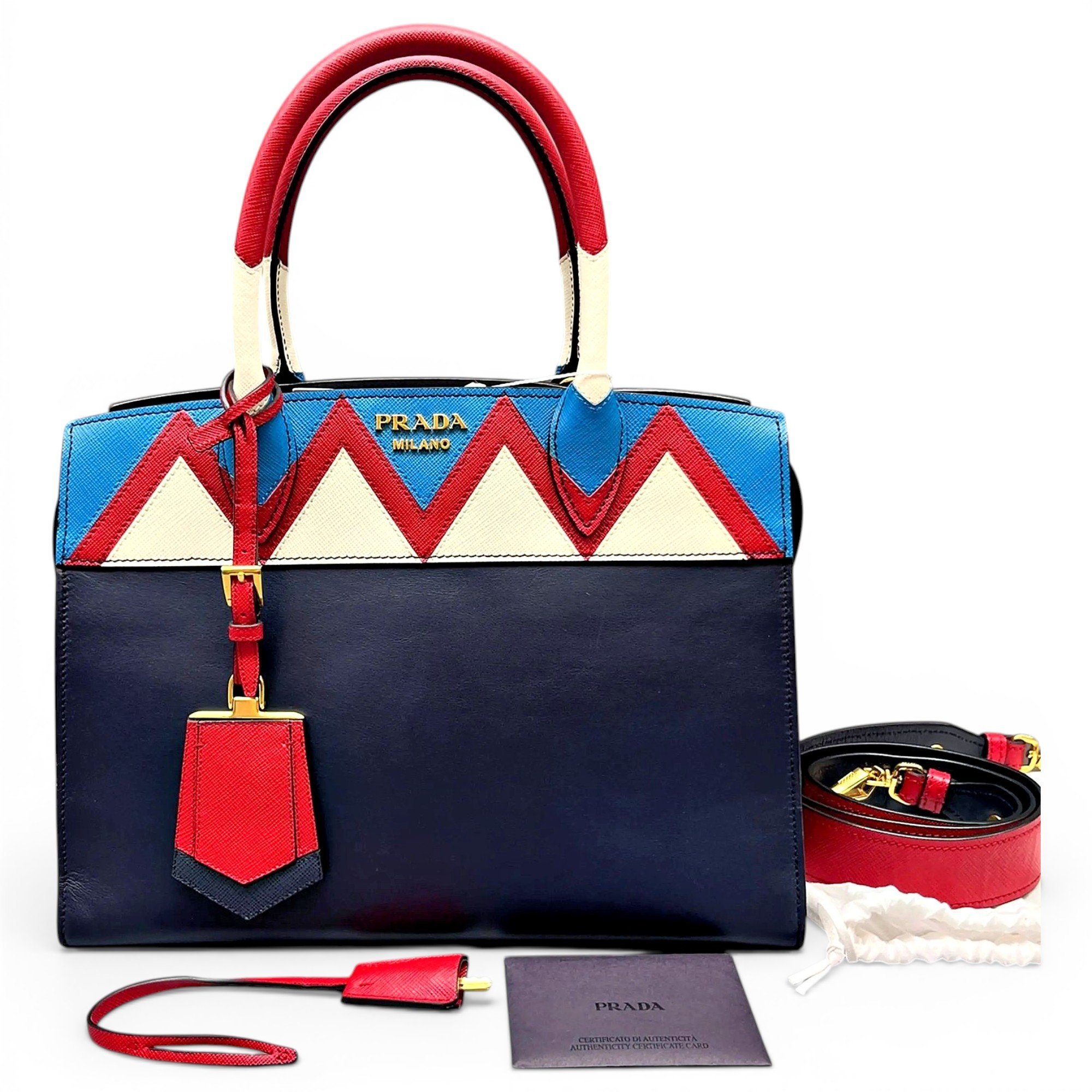 Galleria leather handbag