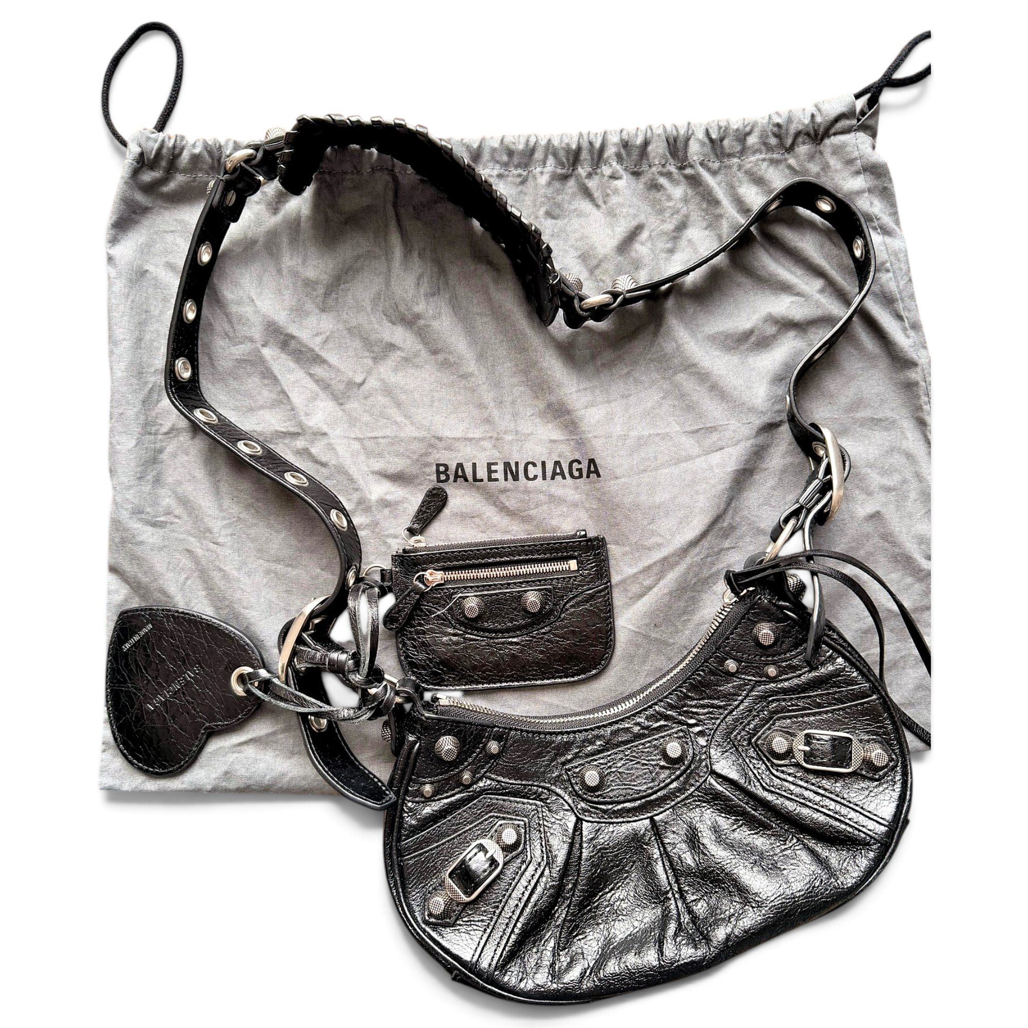 Le Cagole leather crossbody bag