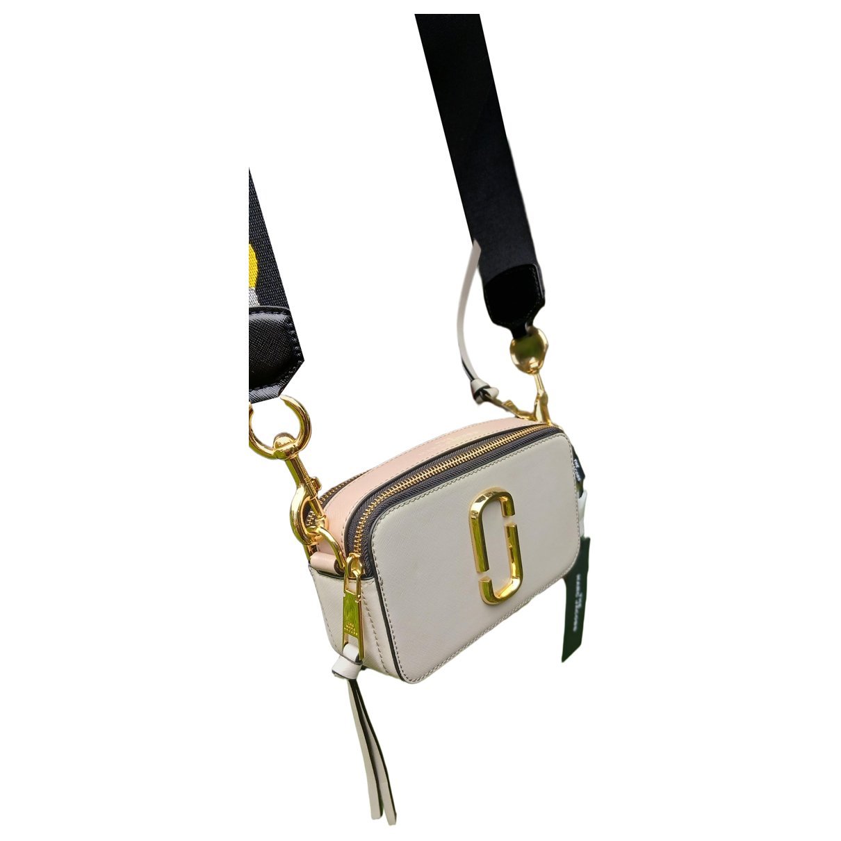 Snapshot leather handbag